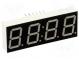 Display  LED  7-segmentig  14,2mm  rot  15mcd  Kathode  Anz.Z 4