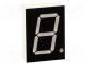 Display  LED  7-segmentig  20,4mm  blau  80mcd  Kathode  Anz.Z 1