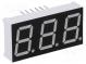 Display  LED  7-segmentig  14,2mm  grün  8mcd  Kathode  Anz.Z 3