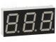 Display  LED  7-segmentig  14,2mm  gelb  60mcd  Kathode  Anz.Z 3