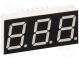 Display  LED  7-segmentig  14,2mm  rot  15mcd  Kathode  Anz.Z 3