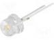 LED  8mm  orange  140°  Front  gewölbt  Rastermaß  5,16mm  28÷35lm