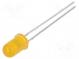 LED  5mm  orange  22000÷25000mcd  30°  20mA  1,9÷2,6V  ohne Stopper