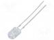 LED  oval  5,1x4,3mm  orange  22000mcd  100/40°  Front  gewölbt