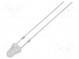 LED  3mm  orange  18000÷22000mcd  15°  Front  gewölbt  3,5÷4,5lm