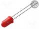 LED  5mm  rot  14400÷18000mcd  30°  20mA  1,8÷2,6V  Front  gewölbt