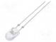 LED  oval  5,1x4,3mm  rot  14400÷18000mcd  100/40°  Front  gewölbt