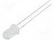 LED  5mm  rot  50000÷60000mcd  15°  20mA  2÷2,6V  Front  gewölbt