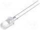 LED  5mm  rot  80000÷100000mcd  15°  20mA  1,8÷2,5V  Front  gewölbt