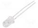 LED  5мм  красный  2180÷3000мкд  3,5÷4,5лм  60°  30мА  1,8÷2,6В