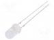 LED  5mm  gelb  4200÷5800mcd  100°  20mA  1,8÷2,6V  Front  gewölbt