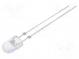 LED  oval  5,1x4,3mm  gelb  14400÷18000mcd  100/40°  Front  gewölbt
