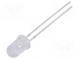 LED  5mm  gelb  22000÷25000mcd  15°  30mA  1,8÷2,26V  Front  gewölbt