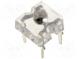 LED Super Flux  7,62x7,62mm  gelb  4000mcd  60°  Front  gewölbt