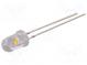 LED  5mm  warmweiß  28000÷38000mcd  30°  50mA  2,9÷3,6V  3400K