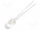 LED  5mm  blau  50000÷60000mcd  8°  70mA  2,8÷3,6V  Front  gewölbt