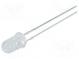 LED  5mm  blau  12000÷14400mcd  15°  30mA  2,9÷3,6V  Front  gewölbt