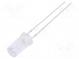 LED  5mm  blau  500÷750mcd  50°  20mA  2,8÷3,6V  Front  flach