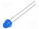 LED  5mm  bullet  blau  220÷330mcd  100°  20mA  2,8÷3,6V