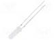 LED  3mm  blau  150÷220mcd  150°  Front  gewölbt  ohne Stopper