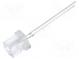 LED  8mm  blau  330÷500mcd  140°  Front  flach  Rastermaß  2,54mm