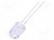 LED  8mm  blau  4200÷5800mcd  30°  Front  gewölbt  Rastermaß  2,54mm