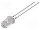 LED  5mm  blau  1120÷2180mcd  60°  20mA  2,9÷3,6V  Front  gewölbt