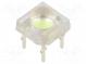 LED Super Flux  7,62x7,62mm  blau (ice blue)  4200÷5800mcd  90°