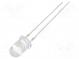 LED  5мм  голубой (ice blue)  25000÷30000мкд  60°  15мА  7,8÷9,5В