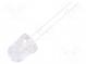 LED  7,8mm  bipolar  blau  8400÷10000mcd  30°  Front  gewölbt