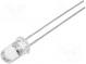 LED  5mm  rot (rose)  1,8÷2,2lm  15°  20mA  2,8÷3,6V  Front  gewölbt