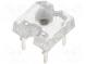 LED Super Flux  7,62x7,62mm  gelb  2500÷5000mcd  60°  20mA