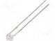LED  1,8mm  blau-grün  2180÷3000mcd  30°  2,9÷3,6V  Front  gewölbt