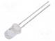 LED  5mm  grün  5800mcd  30°  7,5÷13mA  3÷13V  Front  gewölbt