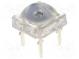 LED Super Flux  7,62x7,62mm  grün  3000÷4200mcd  130°  30mA