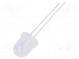 LED  8mm  grün  12000÷1400mcd  30°  Front  gewölbt