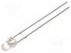 LED  3mm  grün  3000÷4200mcd  30°  Front  gewölbt  Rastermaß  2,54mm