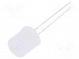 LED  10mm  grün  750÷1120mcd  180°  Front  flach  Rastermaß  2,54mm