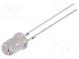 LED  5mm  grün  35000÷45000mcd  15°  30mA  2,9÷3,6V  Front  gewölbt