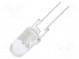 LED  5mm  grün  43000÷50000mcd  33÷38lm  40°  150mA  3,3÷3,8V