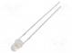 LED  3mm  gelb-grün  150÷220mcd  70°  Front  gewölbt