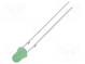 LED  3mm  gelb-grün  68÷100mcd  70°  Front  gewölbt