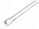 LED  5mm  rot  1560÷3000mcd  60°  20mA  1,8÷2,4V  Front  gewölbt