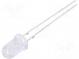 LED  5мм  розовый  5800÷7000мкд  15°  20мА  2,9÷3,6В  без фланца