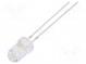 LED  5mm  kerzenscheinimitierend  warmweiß  12000÷14400mcd  15°