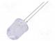 LED  10mm  warmweiß  8400÷10000mcd  30°  Front  gewölbt