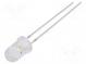 LED  5mm  warmweiß  4500mcd  30°  7,5÷13mA  3÷13V  Front  gewölbt