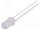 LED  5mm  warmweiß  8400÷10000mcd  60°  30mA  2,7÷3,4V  3000K