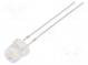 LED  5mm  warmweiß  2180÷2500mcd  8,5÷10lm  140°  20mA  2,9÷3,4V