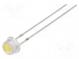 LED  4,8mm  warmweiß  4200÷5800mcd  10÷12lm  100°  Front  gewölbt